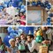 140PCS Blue Balloons Set, 12" Party Balloons Large Latex Balloons Garland Arch Kit for Birthday Party Decorations